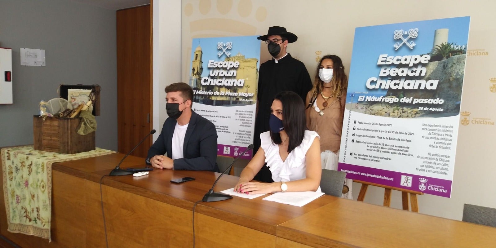 Chiclana en agosto se transforma en una gran 'escape room' Chiclana en agosto se transforma en una gran 'escape room'