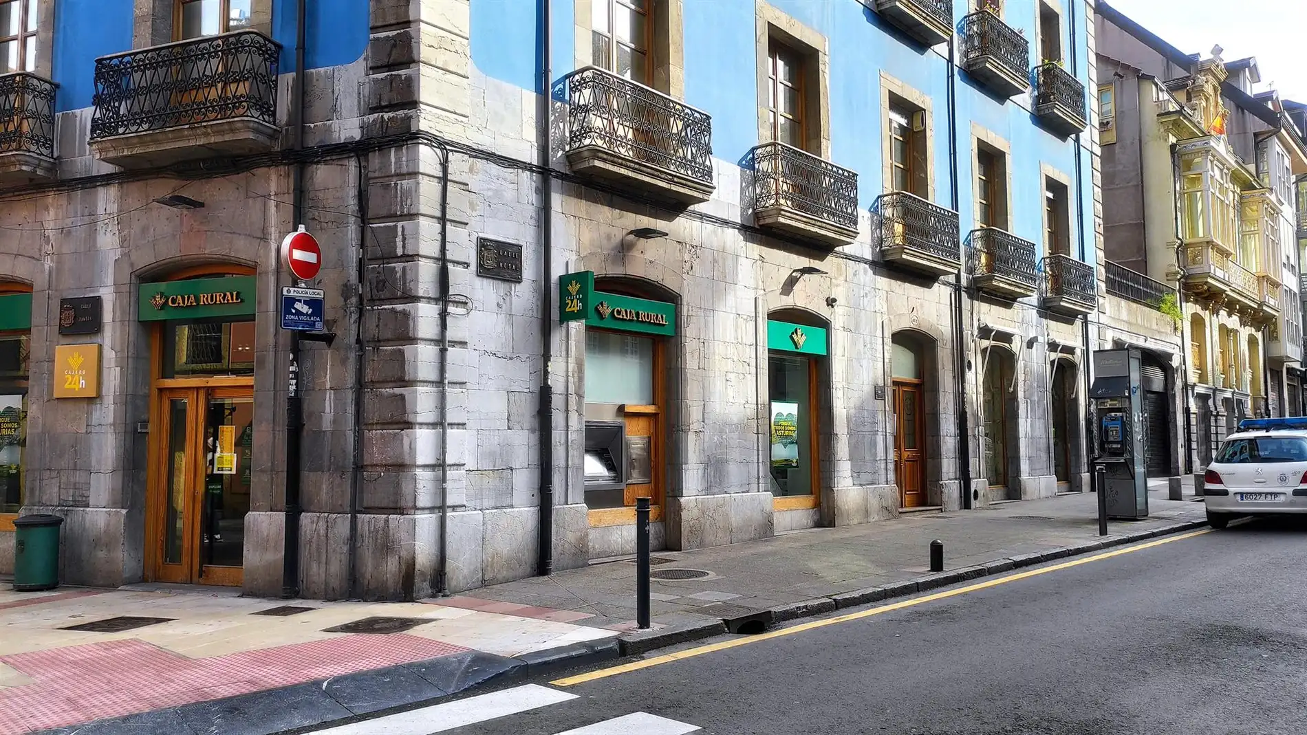 Una oficina de Caja Rural en Oviedo