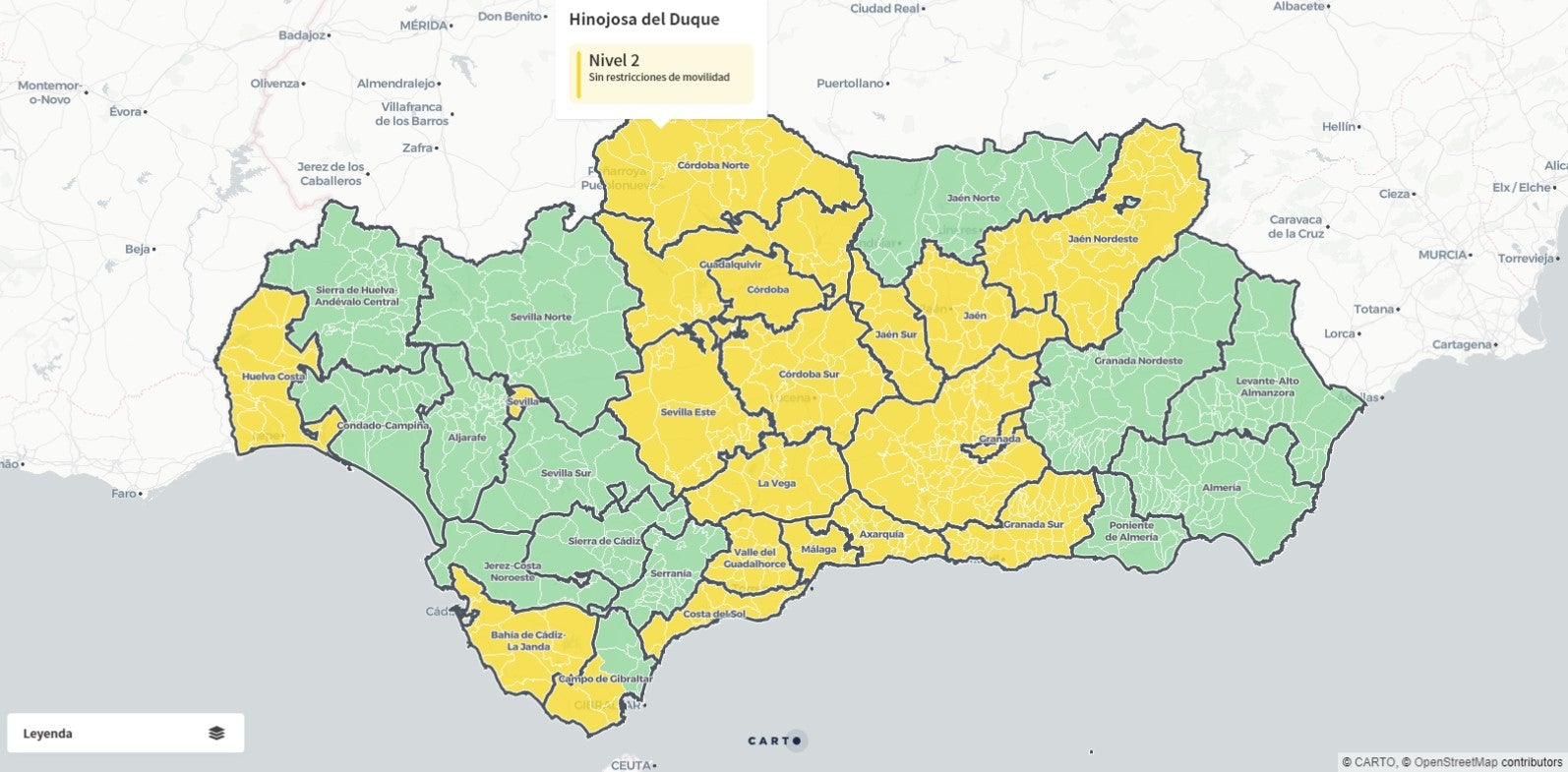 COVID: La mayoría de los municipios de Córdoba se acercan al umbral de riesgo alto COVID: La mayoría de los municipios de Córdoba se acercan al umbral de riesgo alto