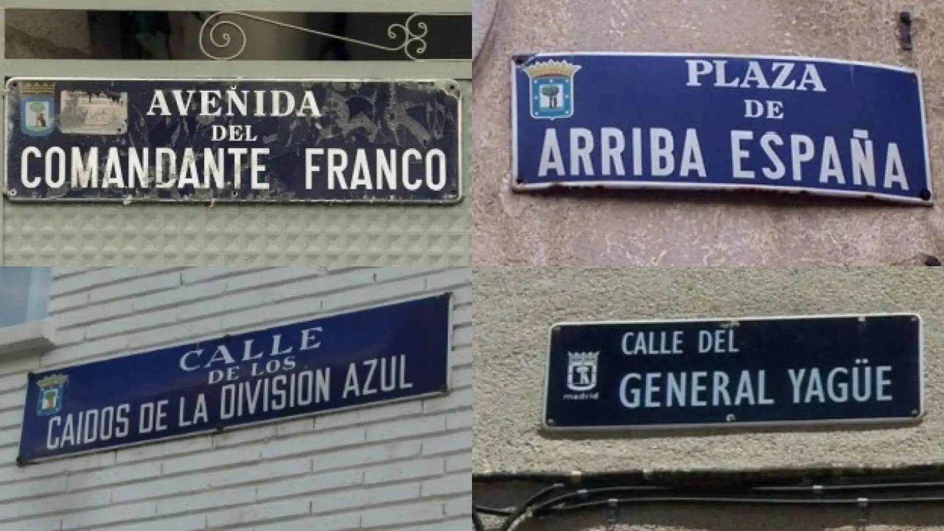 Madrid devolverá a sus calles algunos nombres como "Caídos de la División Azul" por la Ley de Memoria Histórica