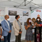Instantes de la visita a Chiclana