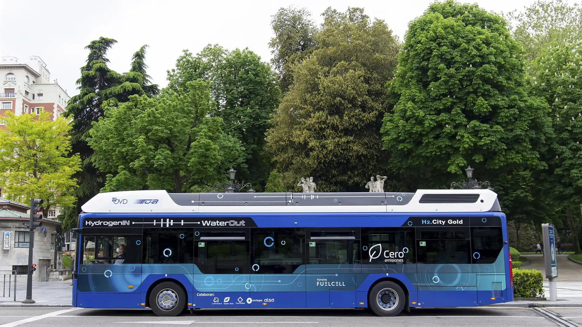 Autobús de hidrógeno de Alsa en Oviedo