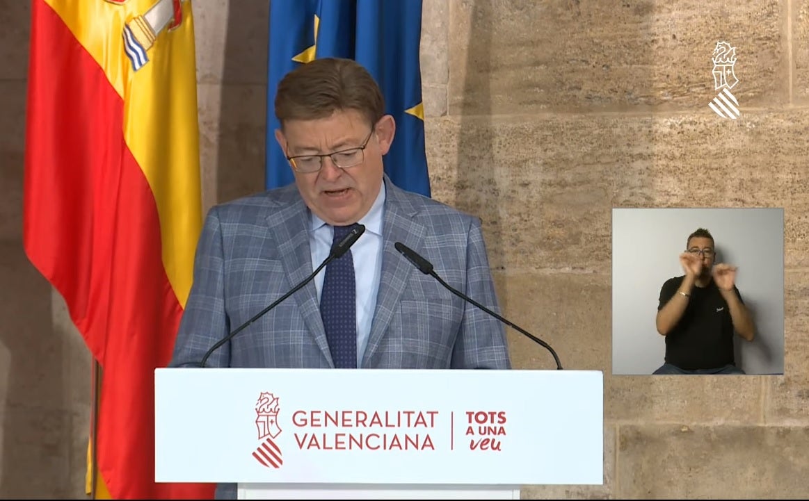 Ximo Puig: "parece que se esté constatando una cierta ralentización de la pandemia" Ximo Puig: "parece que se esté constatando una cierta ralentización de la pandemia"