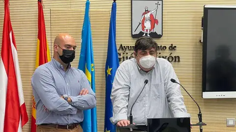Rueda de prensa de Foro Asturias en el Ayuntamiento de Gijón Rueda de prensa de Foro Asturias en el Ayuntamiento de Gijón