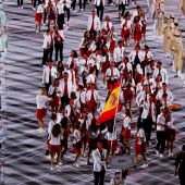 España en la inauguración de los Juegos Olímpicos de Tokio 2020