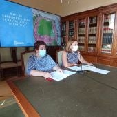 Clara Luquero, alcaldesa y de Segovia y Mariam Rueda, concejal de deportes