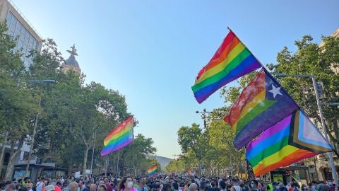 Clamor contra la LGTBIfòbia a Barcelona