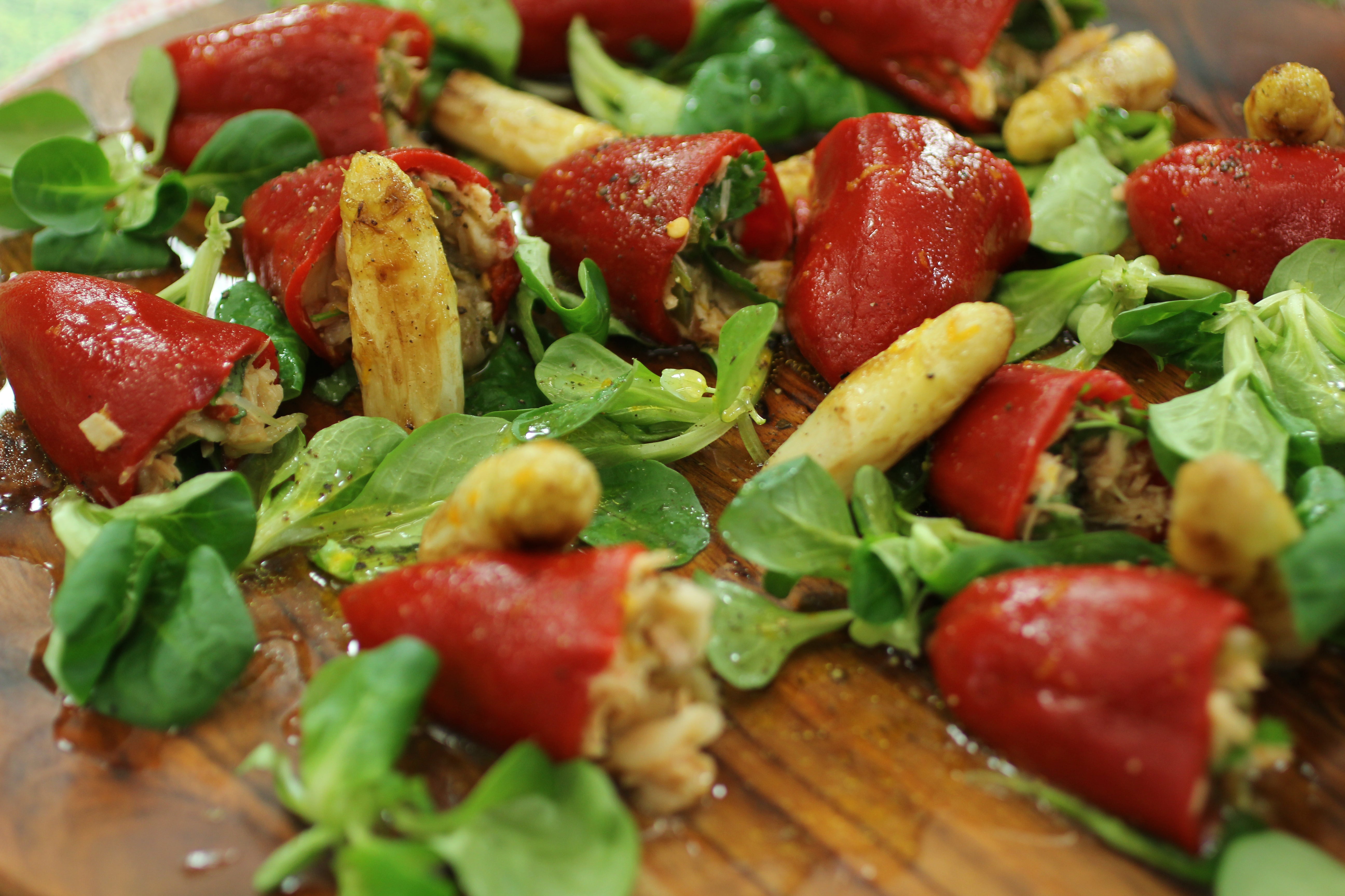 La receta de Robin Food para hacer unos pimientos rellenos en ensalada La receta de Robin Food para hacer unos pimientos rellenos en ensalada