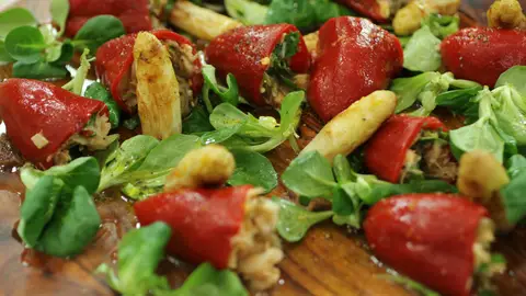 Ensalada con pimientos rellenos, receta de Robin Food Ensalada con pimientos rellenos, receta de Robin Food
