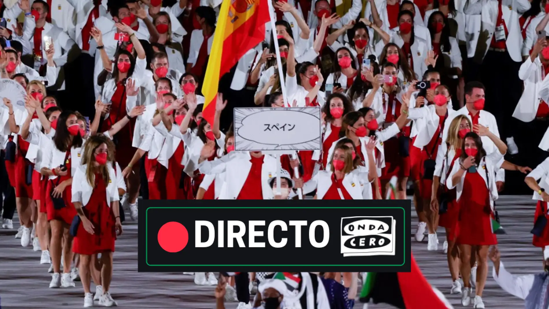 Directo: España en la inauguración de los Juegos Olímpicos de Tokio 2020