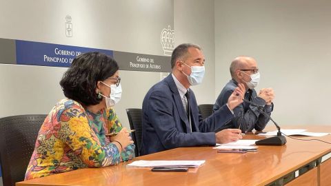 Rueda de prensa en la Consejer&iacute;a de Salud