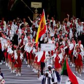 España en la inauguración de los Juegos Olímpicos de Tokio 2020