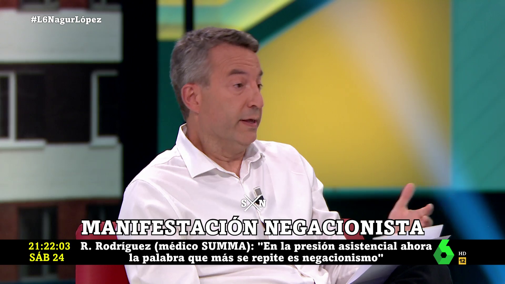 César Carballo carga duramente contra los negacionistas del COVID-19: "Luego los vemos en los hospitales y llegan las sorpresas" César Carballo carga duramente contra los negacionistas del COVID-19: "Luego los vemos en los hospitales y llegan las sorpresas"