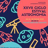 Cartel del XXVII Ciclo Estival de Astronomía 