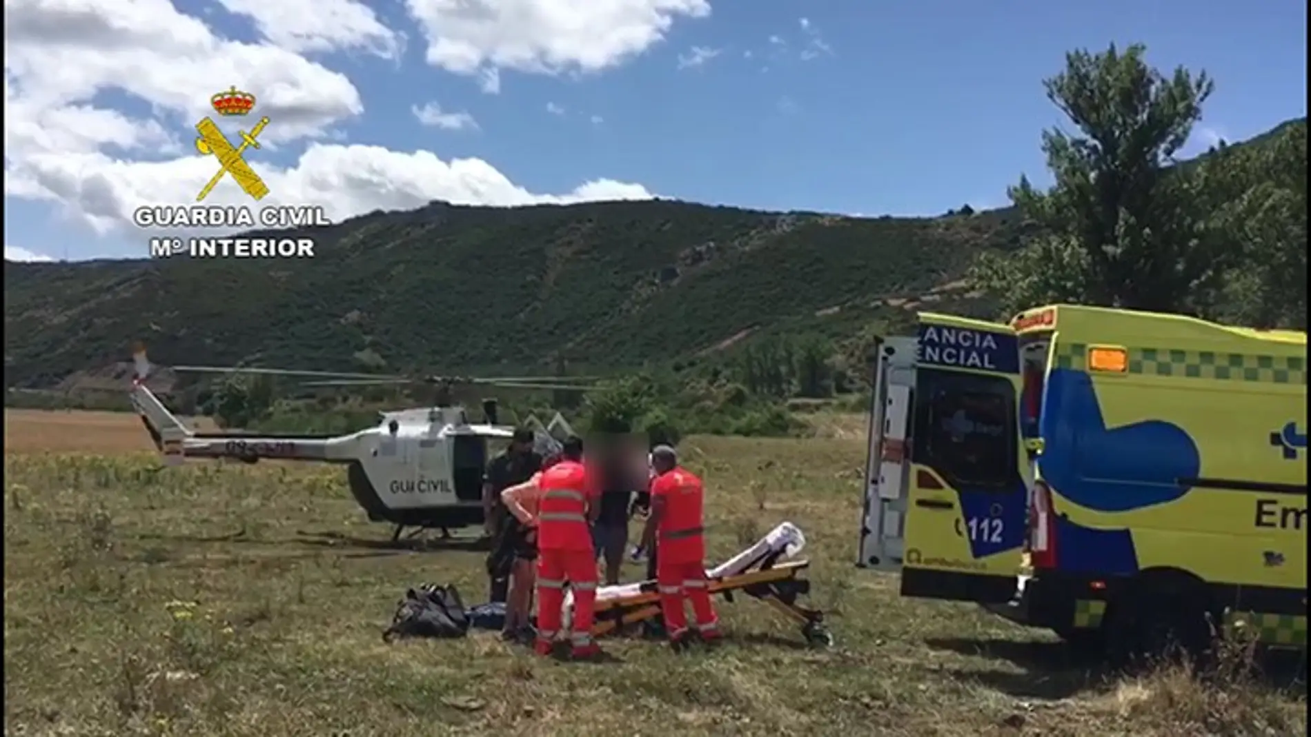 La Guardia Civil rescata a un montañero accidentado en las Agujas de Cardaño