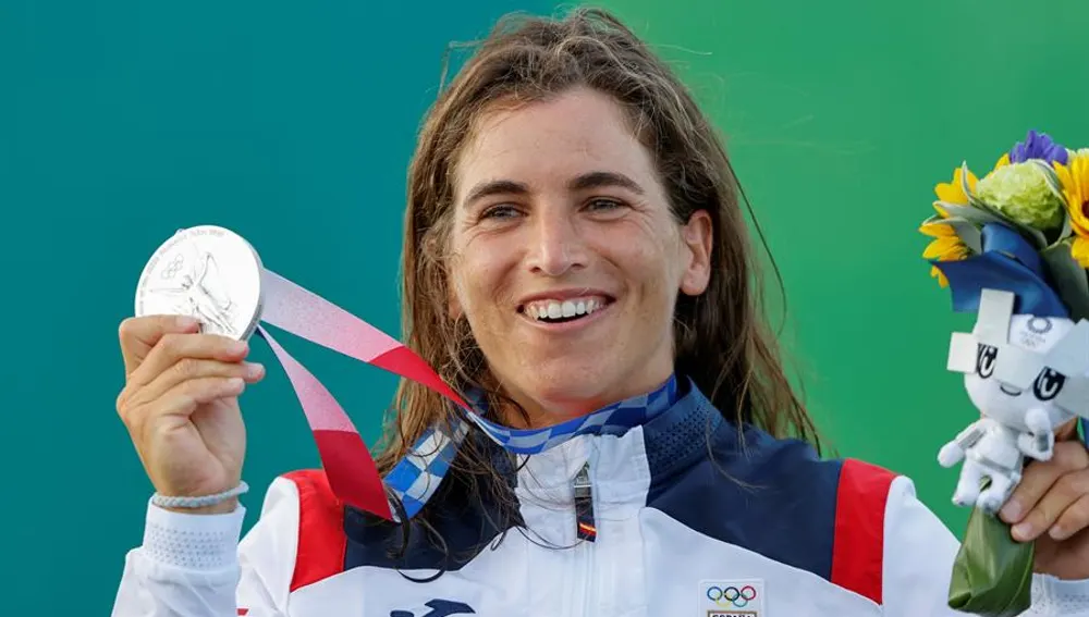 Maialen Chourraut con la medalla de plata en los JJOO de Tokio 2020 Maialen Chourraut con la medalla de plata en los JJOO de Tokio 2020