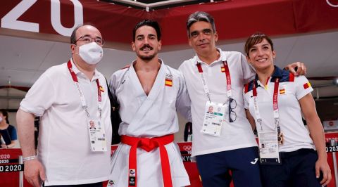 Los karatecas Sandra Sánchez y Damián Quintero serán los abanderados de España en la ceremonia de clausura de los Juegos Olímpicos de Tokio