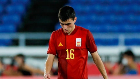 Pedri, con Espa&ntilde;a