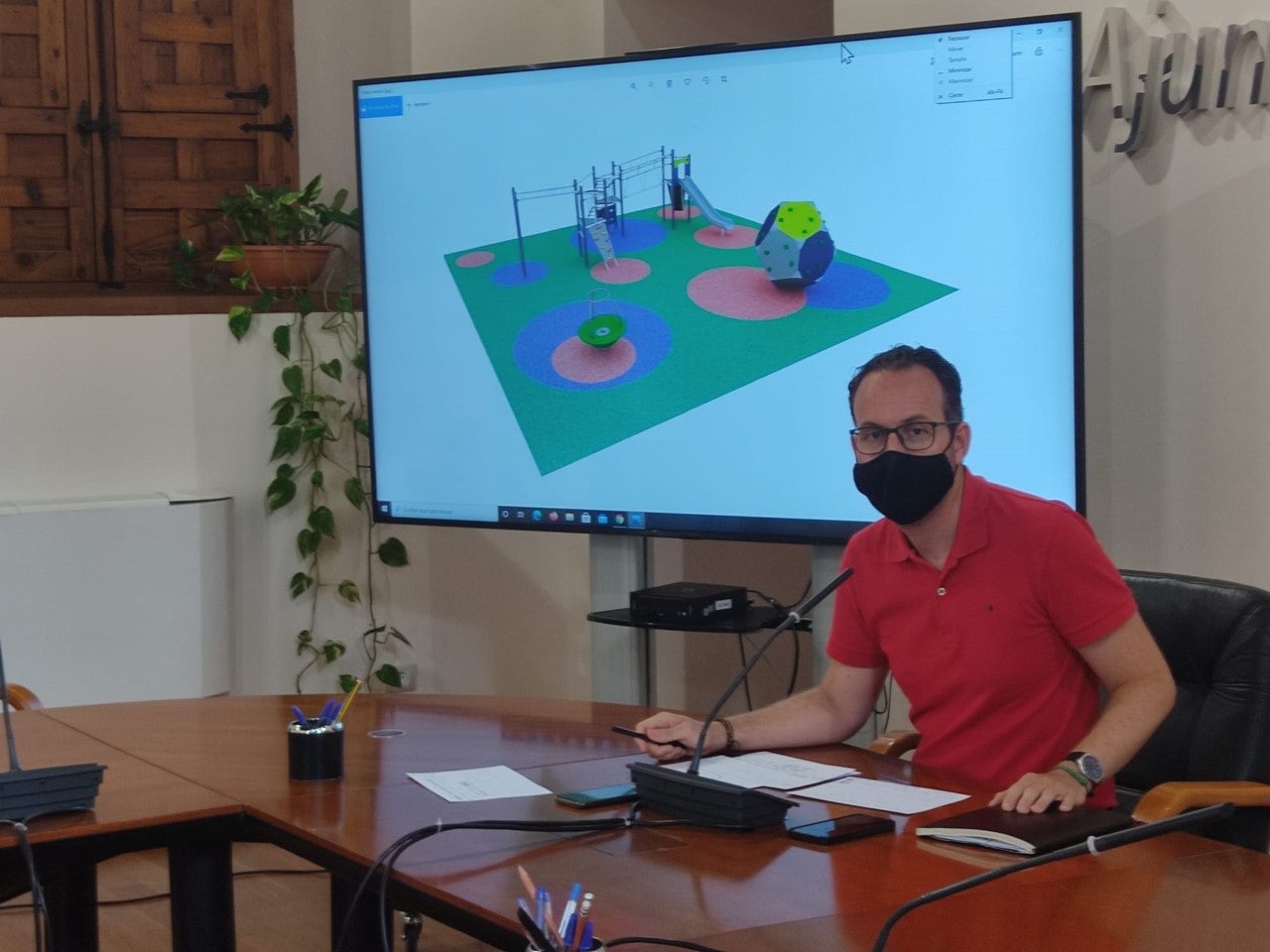 Los nuevos juegos infantiles del Hort del Monjo contarán con rocódromo Los nuevos juegos infantiles del Hort del Monjo contarán con rocódromo