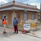 Renovación de la red de agua potable y alcantarillado en la Virgen del Camino 