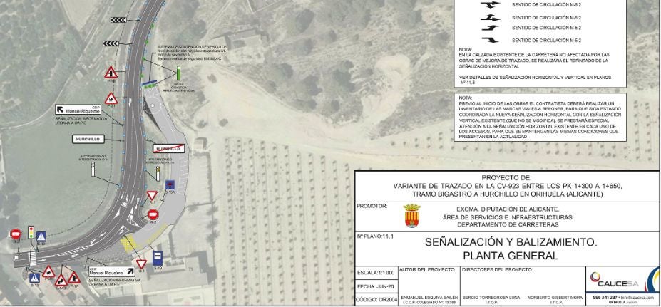 Presentado el proyecto de ampliación, mejora y carril bici de la carretera Hurchillo-Bigastro Presentado el proyecto de ampliación, mejora y carril bici de la carretera Hurchillo-Bigastro