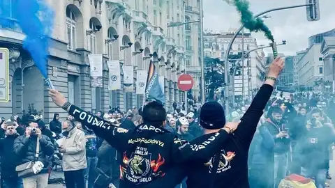 Una de las manifestaciones de JUCIL y JUSAPOL reclamando equiparación salarial entre fuerzas de seguridad del estado Una de las manifestaciones de JUCIL y JUSAPOL reclamando equiparación salarial entre fuerzas de seguridad del estado