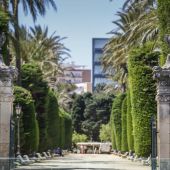 El Parque Genovés de Cádiz en una foto de archivo