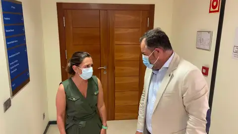 María Calvo y Carlos Paniceres. María Calvo y Carlos Paniceres.
