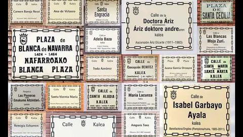 Nombres de calles femeninos Nombres de calles femeninos