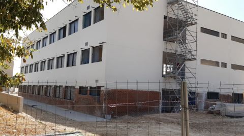 Edificio en obras del IES Francisca de Pedraza de Alcal&aacute; de Henares