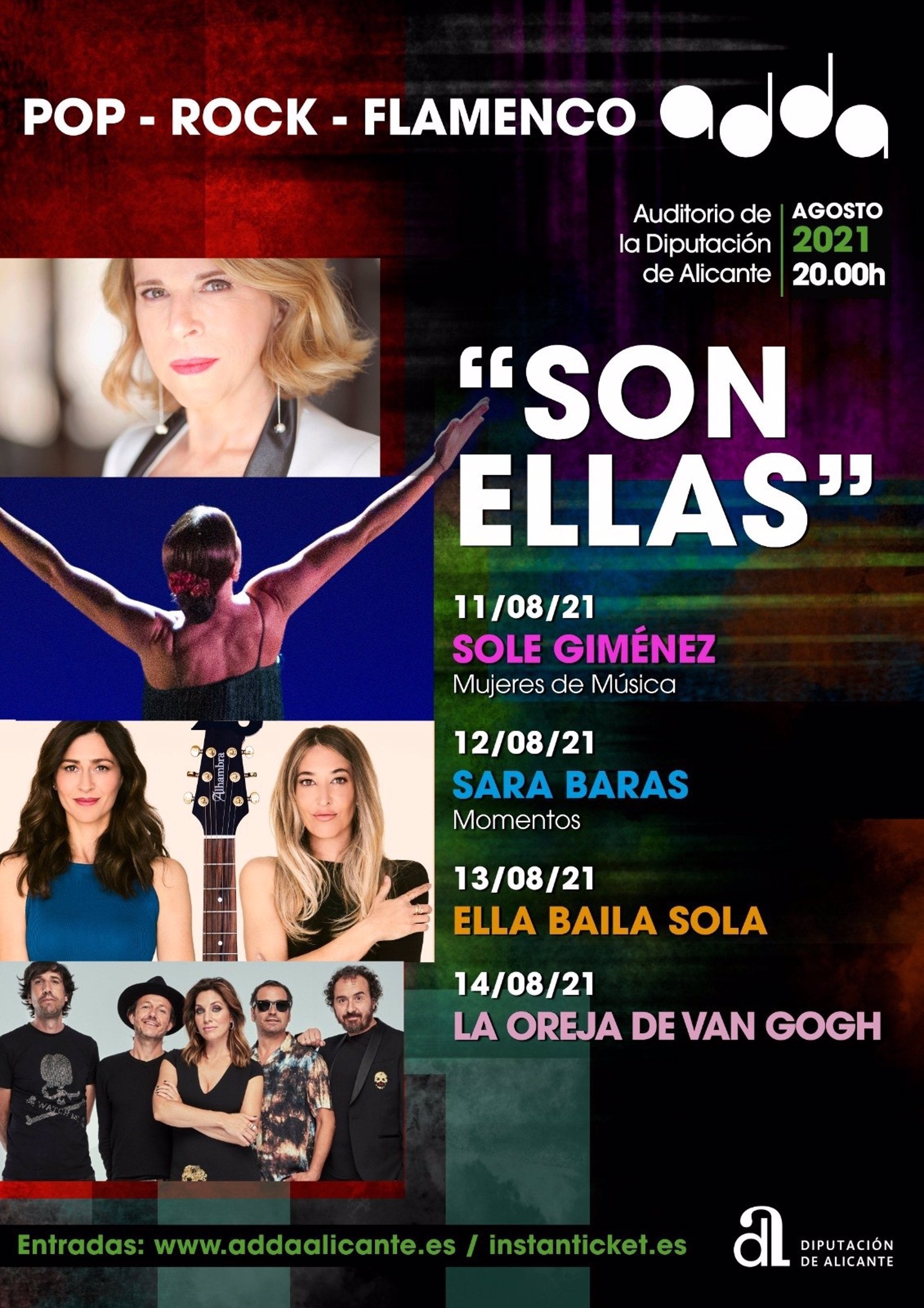 Sole Giménez abre hoy el ciclo "son ellas" en el auditorio de la Diputación de Alicante Sole Giménez abre hoy el ciclo "son ellas" en el auditorio de la Diputación de Alicante