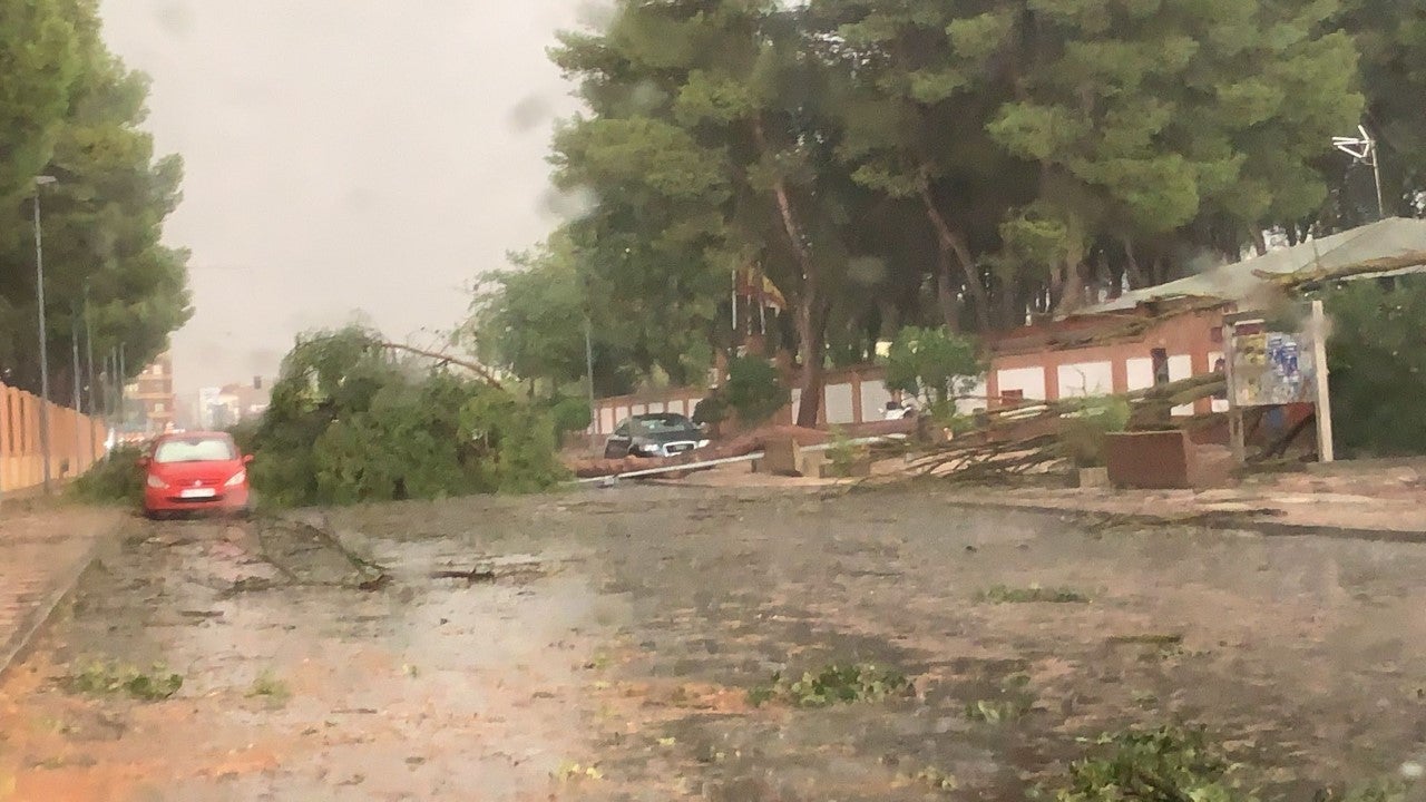 Las tormentas provocan daños materiales en varias localidades de Ciudad Real Las tormentas provocan daños materiales en varias localidades de Ciudad Real