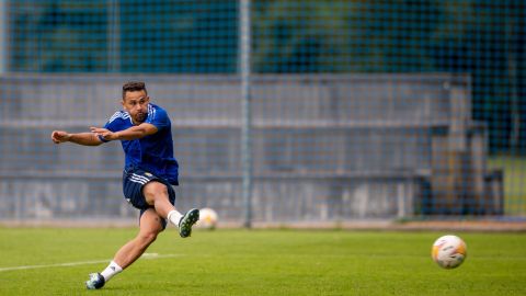 Entrenamiento del Real Oviedo