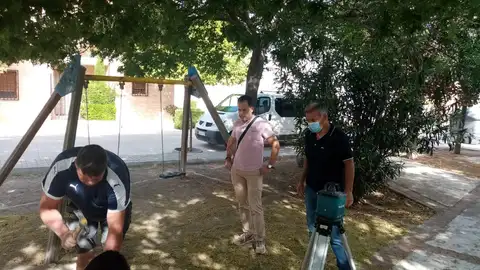 Se halla inmerso en una campaña de mejora, renovación y sustitución del mobiliario urbano Se halla inmerso en una campaña de mejora, renovación y sustitución del mobiliario urbano
