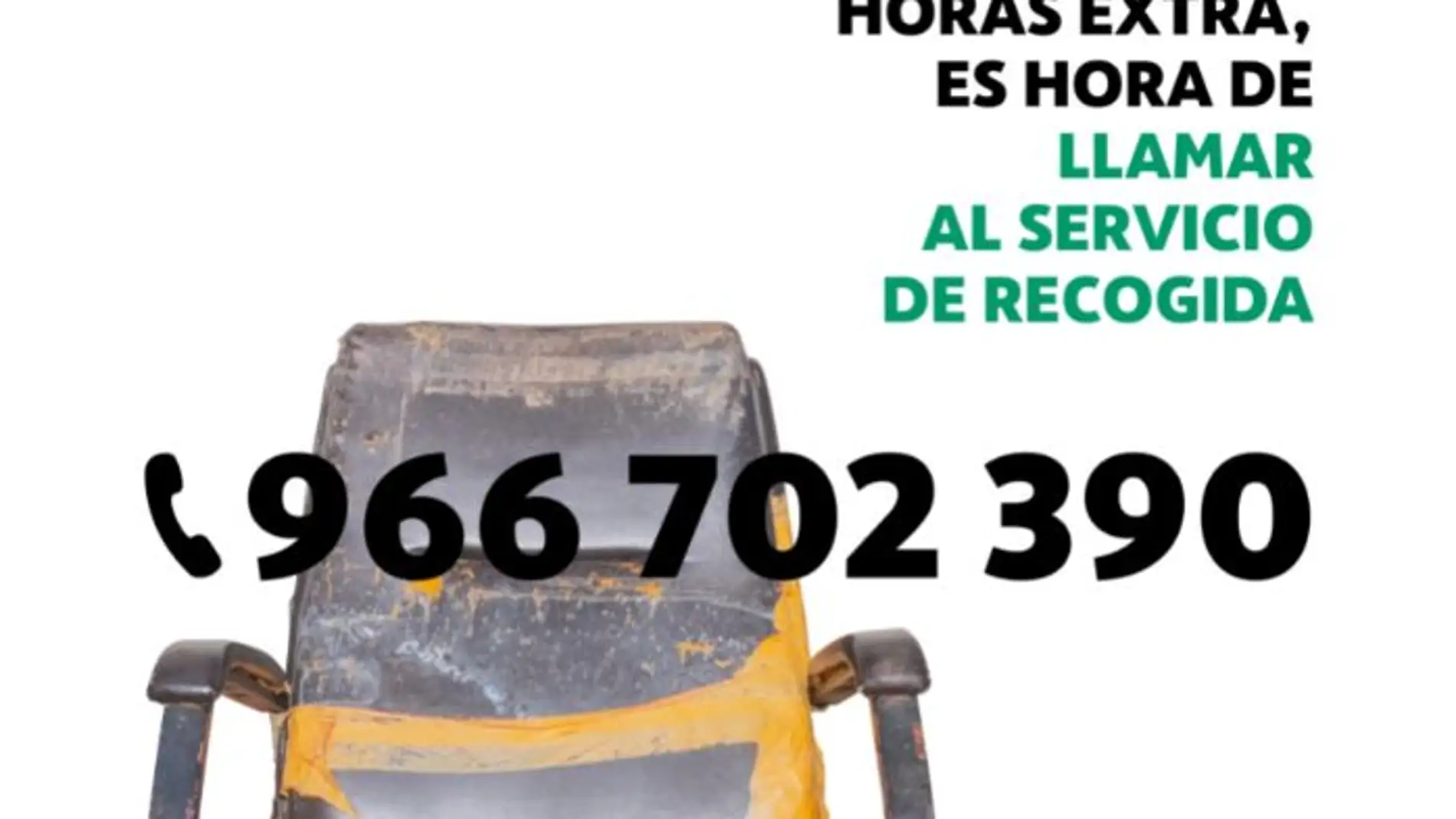 Torrevieja lanza una campaña de concienciación para que se utilice el servicio de recogida 