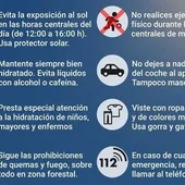 Protección Civil y Emergencias solicita extremar la precaución por la ola de calor que se prolongará hasta el lunes Protección Civil y Emergencias solicita extremar la precaución por la ola de calor que se prolongará hasta el lunes