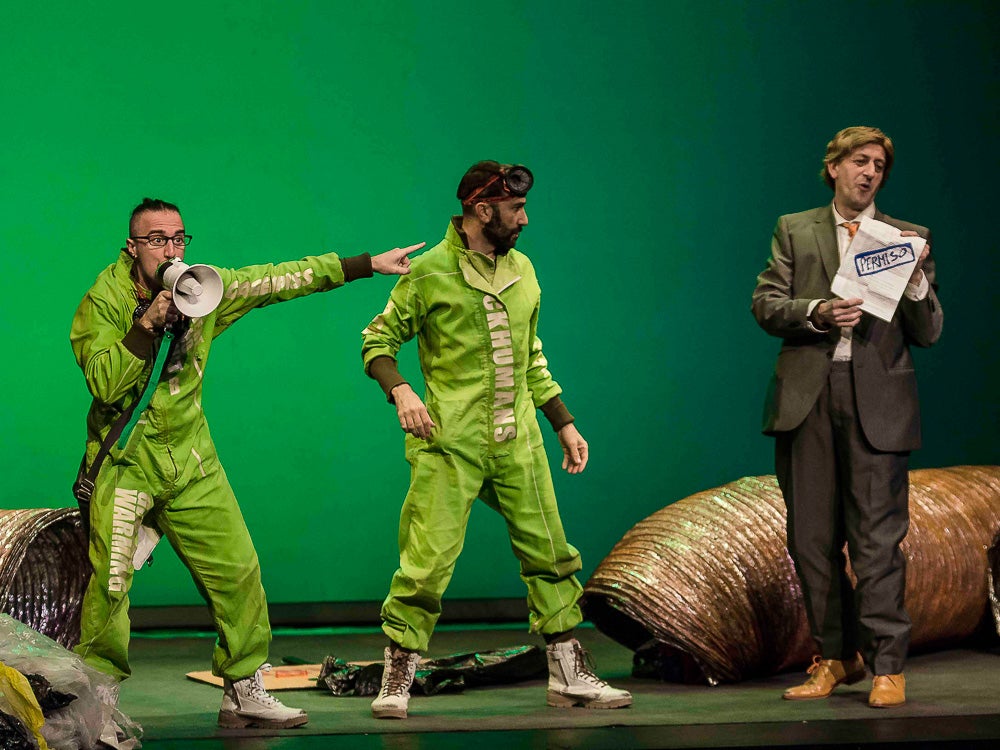 La locura de 'Greenpiss' de Yllana llega a El Puerto La locura de 'Greenpiss' de Yllana llega a El Puerto