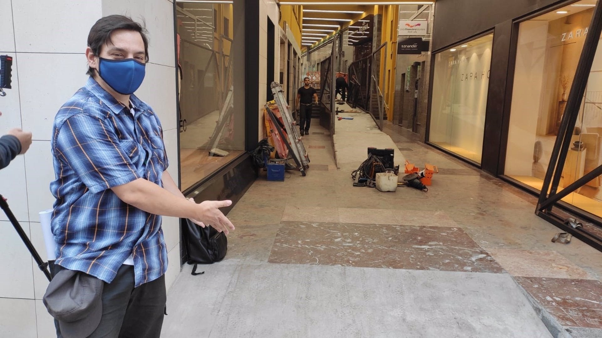 Del Páramo critica el retraso de las obras en el vial de San Lázaro Del Páramo critica el retraso de las obras en el vial de San Lázaro