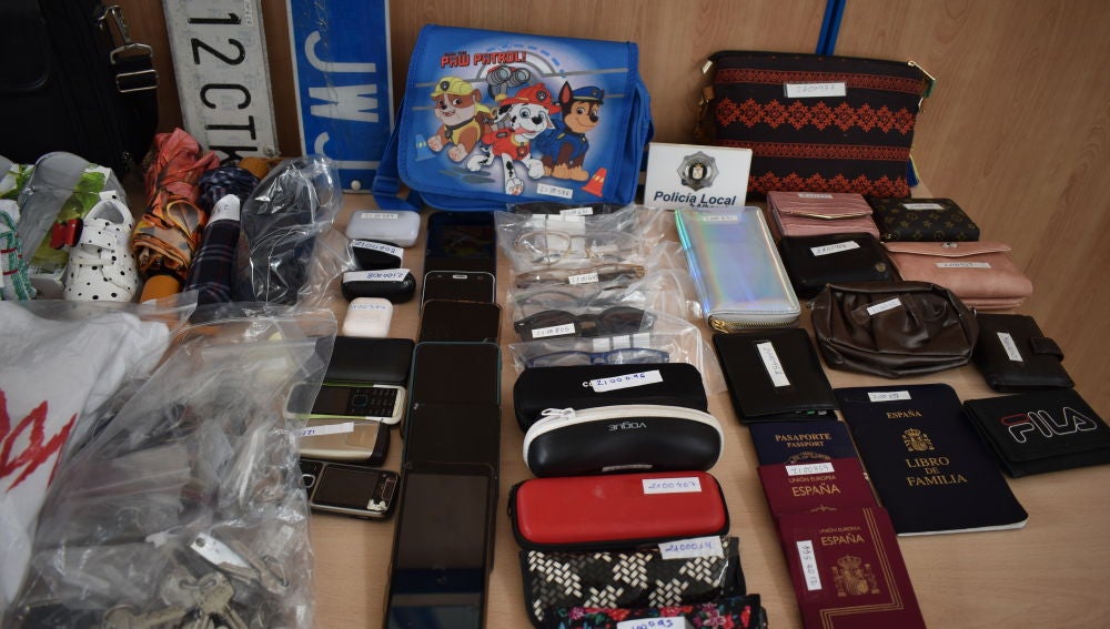 Artículos entregados en la Oficina de Objetos Perdidos