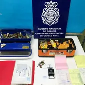 Objetos incautados por la Policía Nacional Objetos incautados por la Policía Nacional