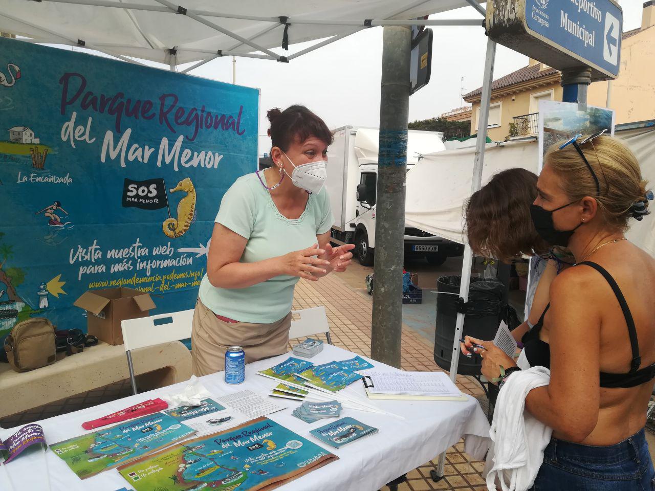 Podemos advierte de una nueva marea verde en el Mar Menor y reclama medidas de protección definitivas Podemos advierte de una nueva marea verde en el Mar Menor y reclama medidas de protección definitivas