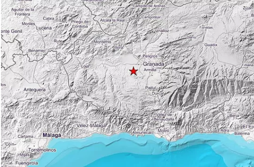 Un terremoto de 4,2 grados con epicentro en Chimeneas sacude la provincia de Granada Un terremoto de 4,2 grados con epicentro en Chimeneas sacude la provincia de Granada