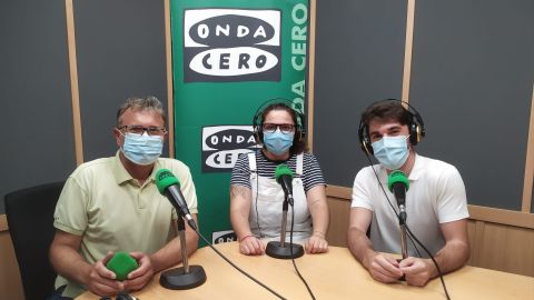 Juan Carlos Fresneda, María Francés y Paul Lecumberri