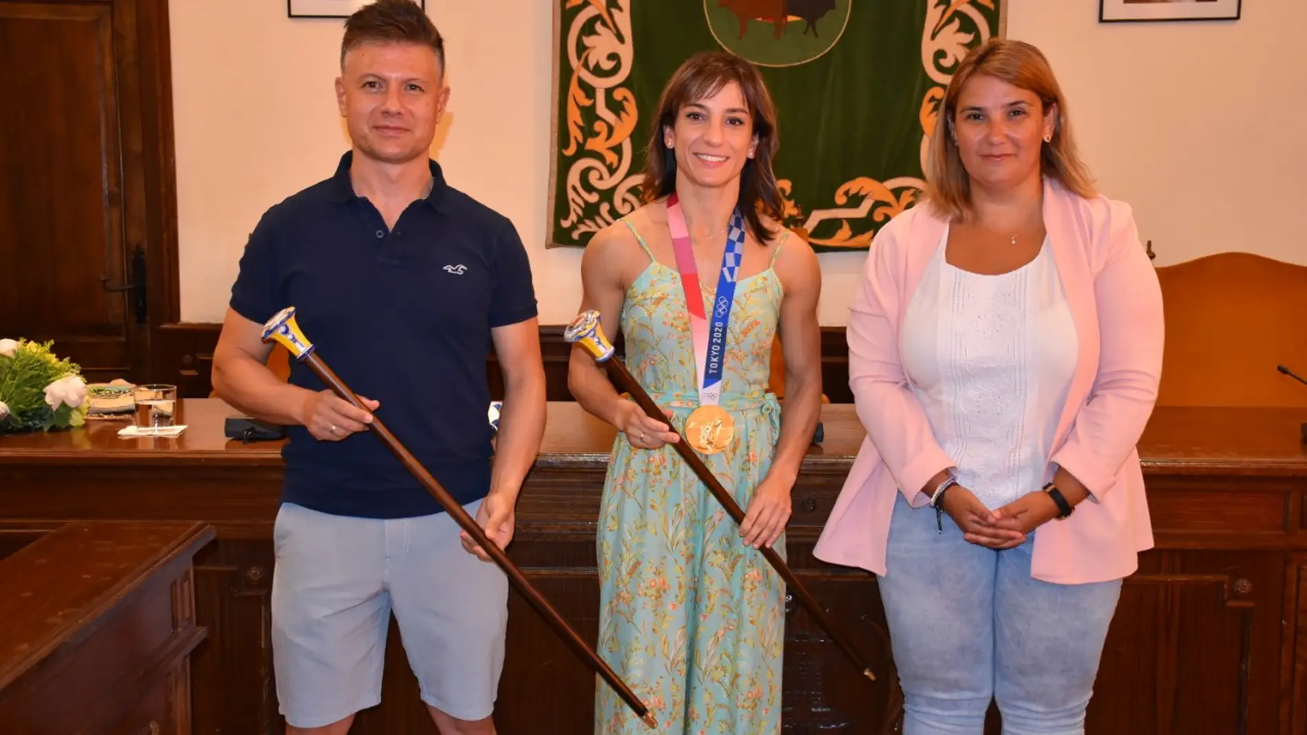 La Karateka Sandra Sánchez trae la medalla de oro a Talavera