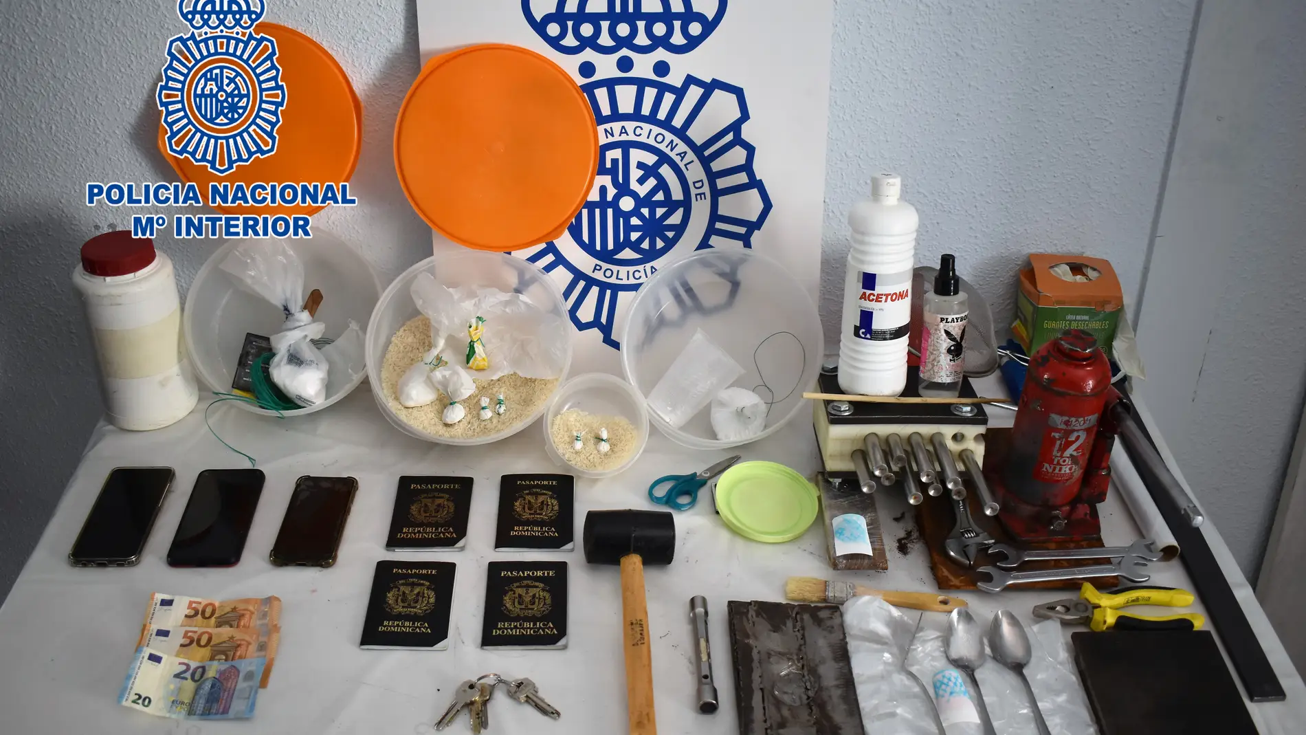 La Policía Nacional desmantela un importante punto de venta de cocaína en Alcázar de San Juan