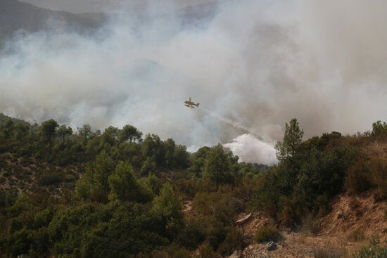 Controlado el primer gran incendio de esta ola de calor Controlado el primer gran incendio de esta ola de calor