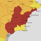 Alerta roja por calor el domingo en parte de la provincia de Alicante 