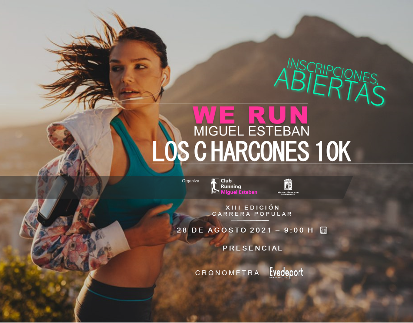 La XIII Carrera ‘Los Charcones 10K’ de Miguel Esteban se celebrará el 28 de agosto en horario matinal La XIII Carrera ‘Los Charcones 10K’ de Miguel Esteban se celebrará el 28 de agosto en horario matinal