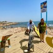 Nuevos juegos y atractivos para las mascotas en la playa canina 