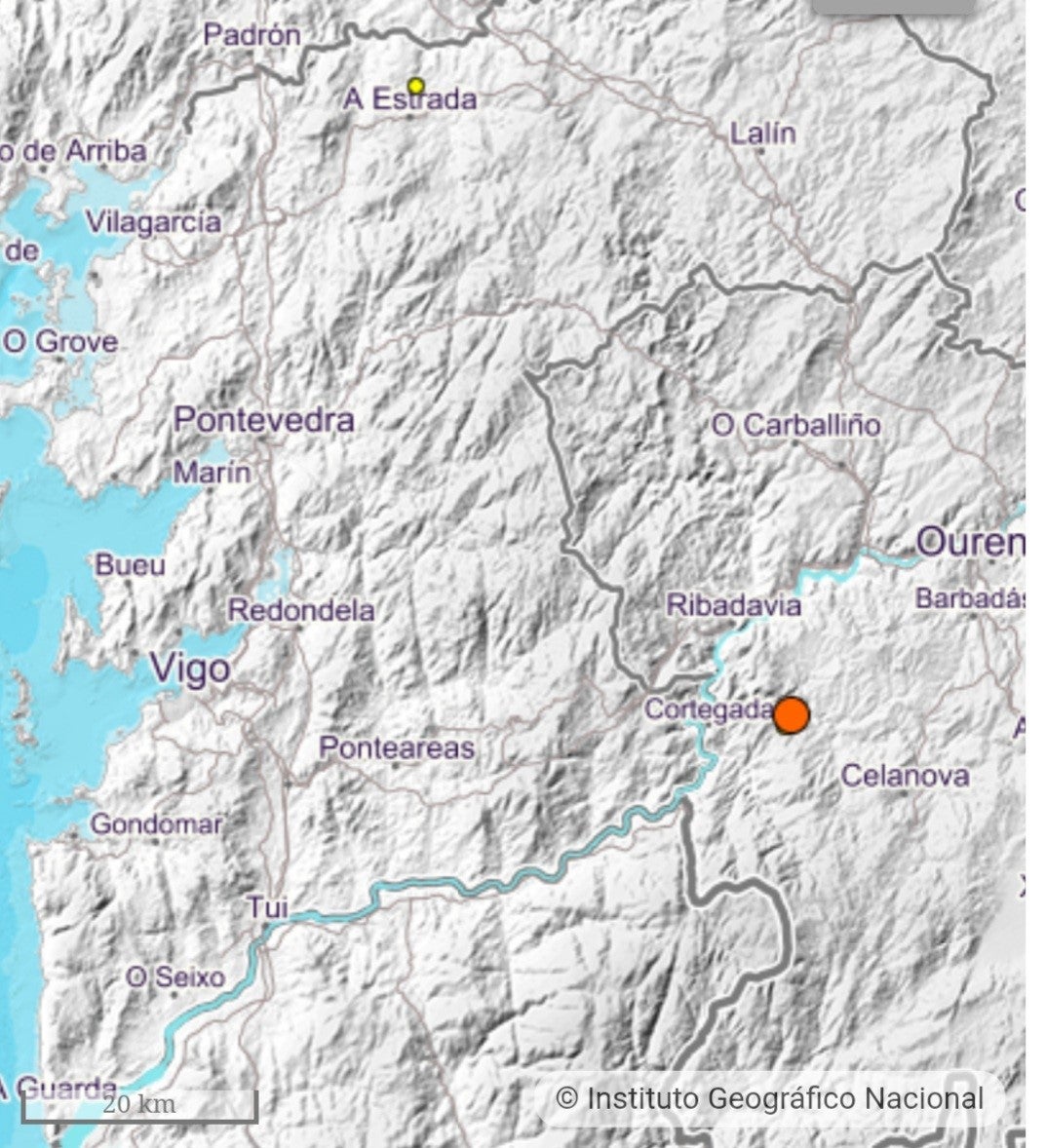 El concello de Gomesende despierta con dos pequeños terremotos El concello de Gomesende despierta con dos pequeños terremotos